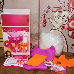 American girl sew and stuff cats craft project